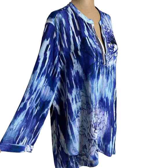 Chico's Tie Dye Tunic - Picture 4 of 9